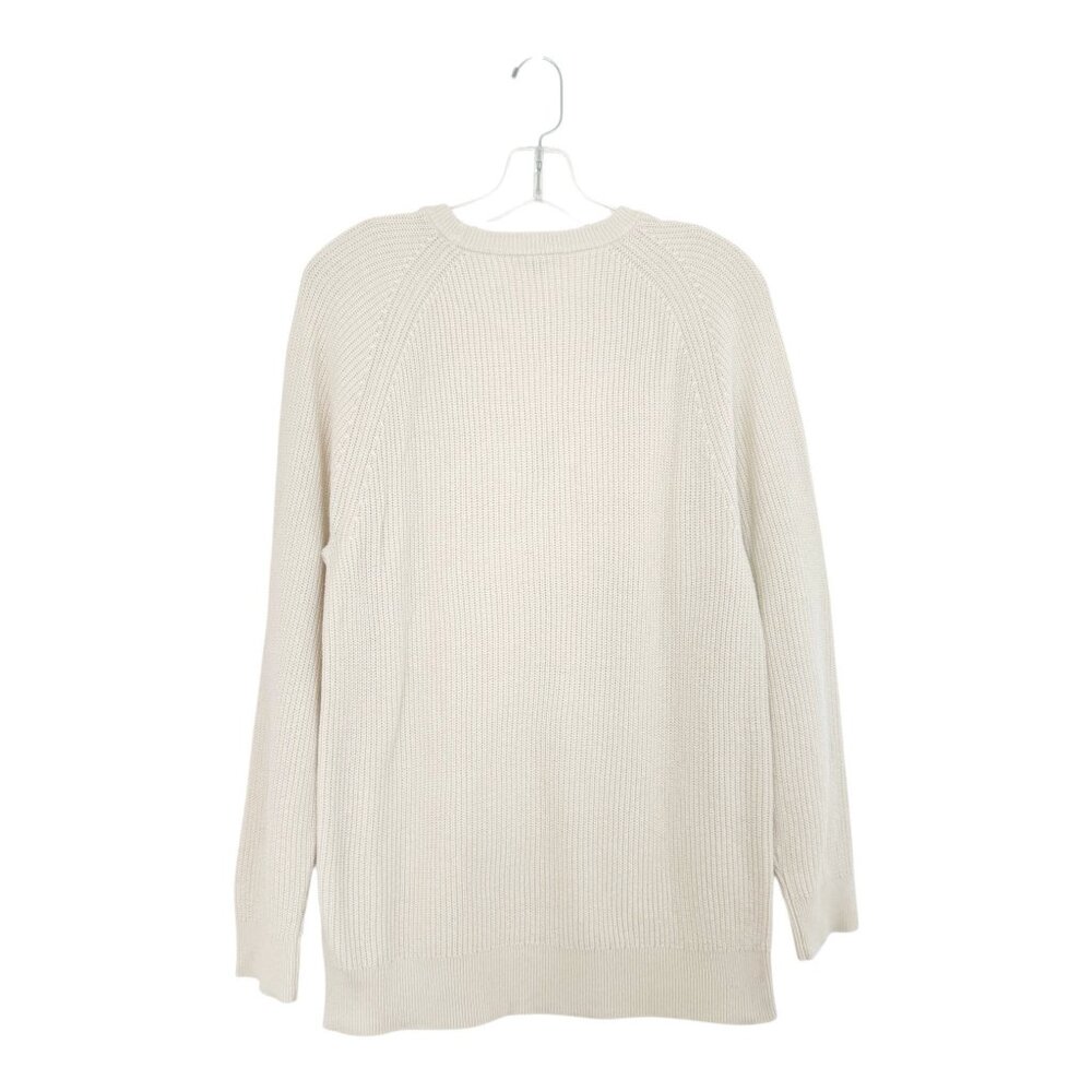 Aritzia Wilfred Crew Neck Rib Knit Oversized Sweater - Picture 4 of 7